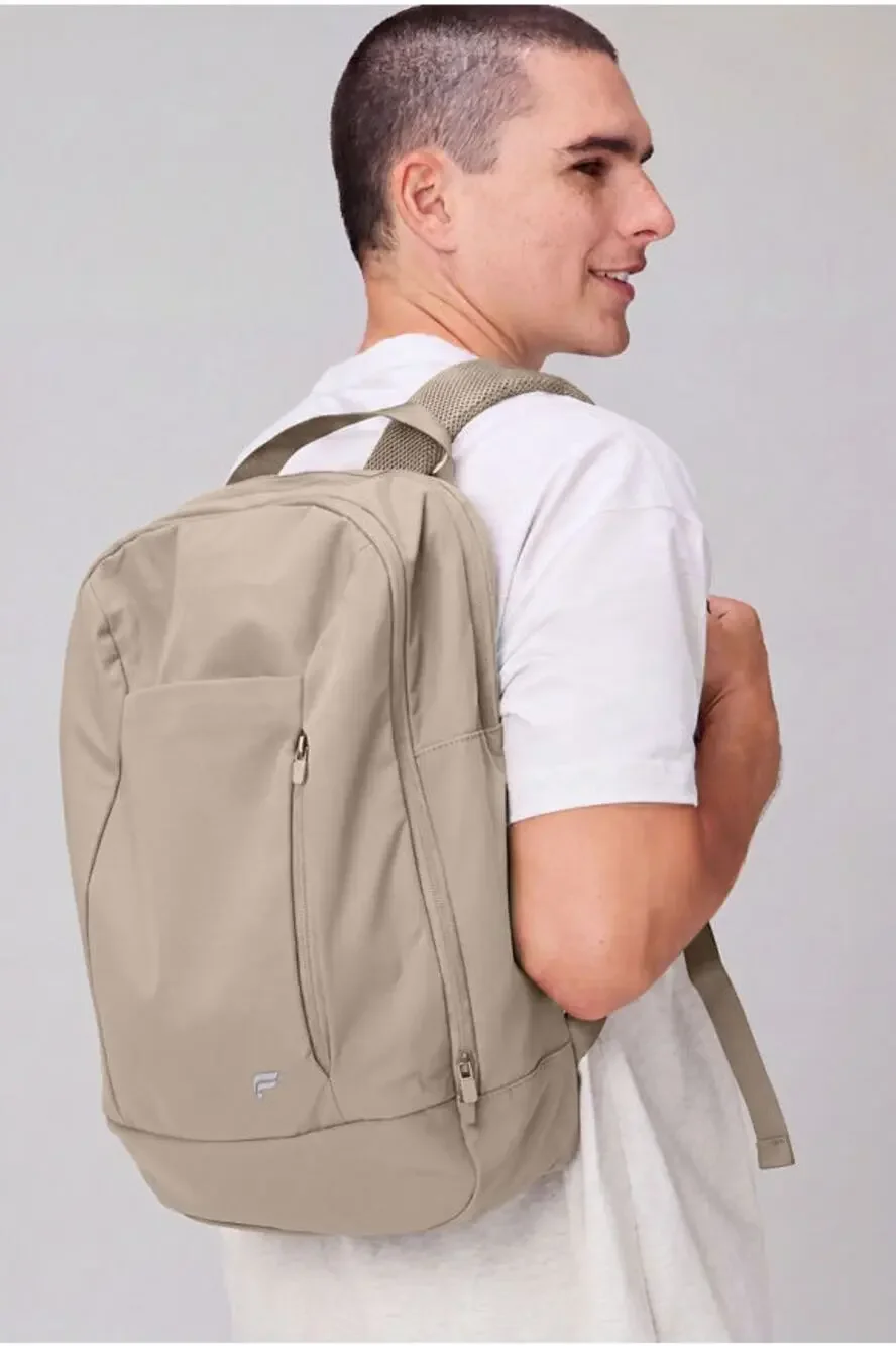 New Fabletics The Sleek Backpack Brutalist Khaki O/S